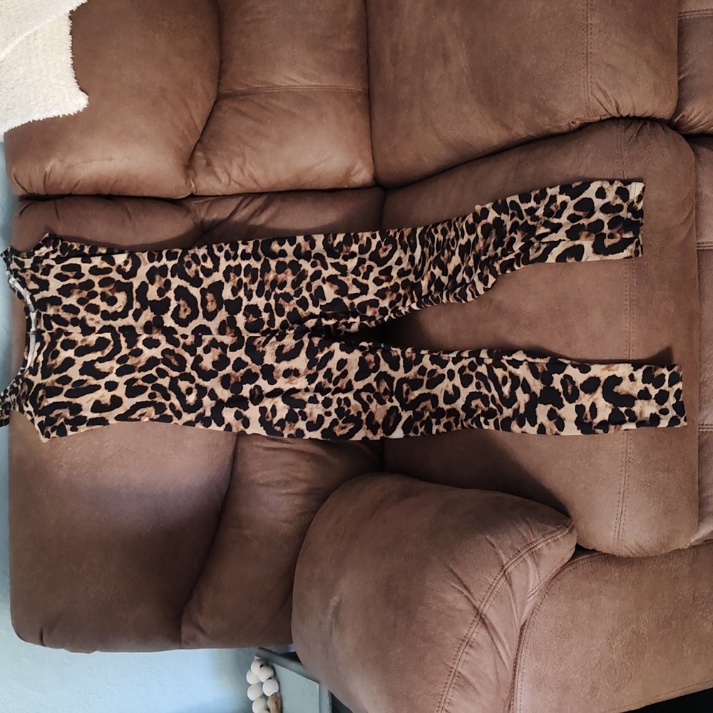 Small  cheetah jumpsuit
